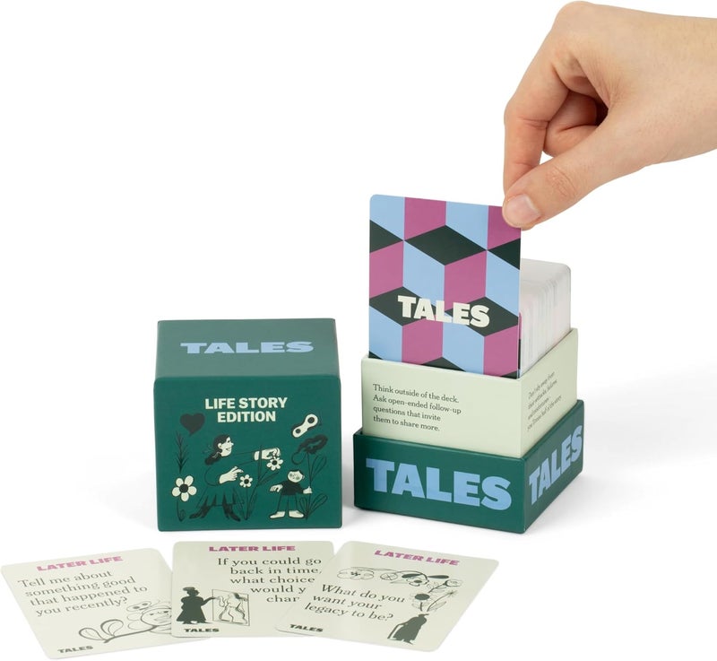 Tales 150 Life Story Interview Kit, Conversation Cards, for Grandparents, Parents, Families, Adults, Game Night, Road Trips, Dinner Table, Getting to Know You (New Edition) - Image 5