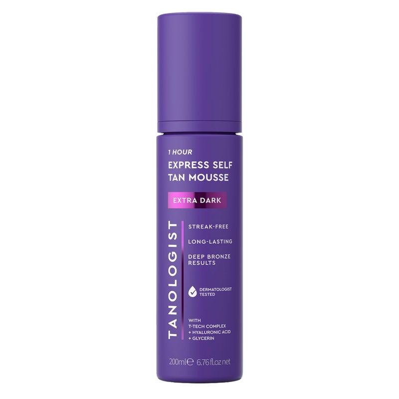 Tanologist Extra Dark Self Tan Mousse, Clear Self-Tanning Mousse, Streak-Free, Natural Glow, No Fake Tan Smell Or Orange Tone, Long Lasting, Clean Ingredients, 6.76 fl. oz/200 ml Bottle - Image 2