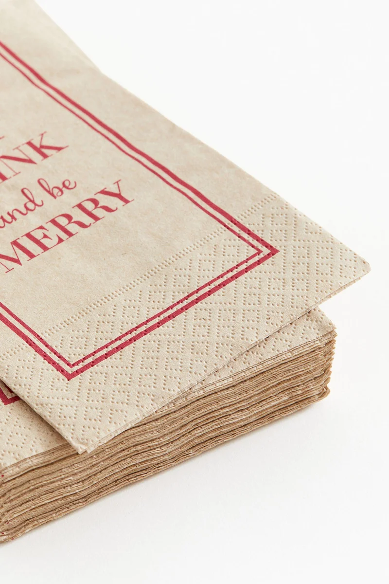 H&M 15-pack paper napkins