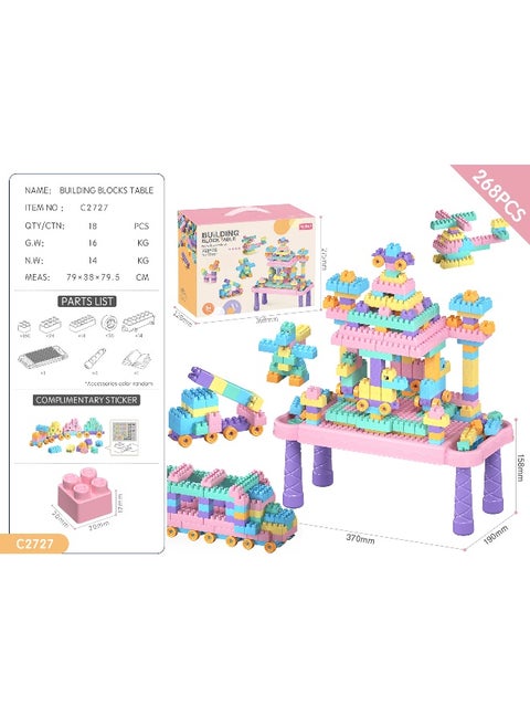 DIY Particle Building Blocks Table Toy Set