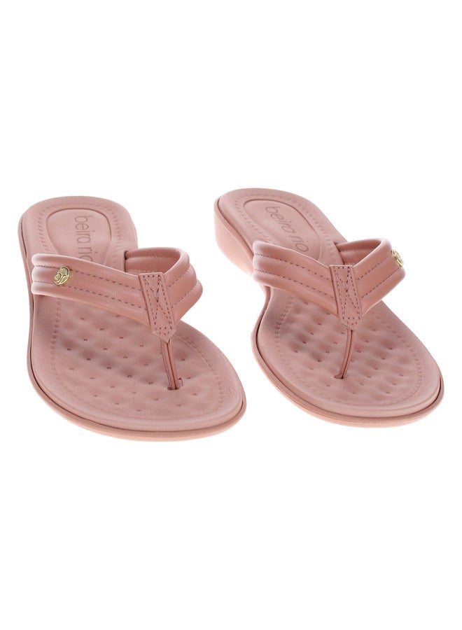 Beira Rio Back Strap Open Toe Block Heel Sandals - Image 2