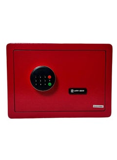 LOTFY GROUP Digital Safe -  Money Security Box with Electronic Keypad and 2 Manual Override Keys - Home safe , Office Red colour . ( H25 * W35 * D25 CM )  - Image 4