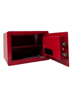 LOTFY GROUP Digital Safe -  Money Security Box with Electronic Keypad and 2 Manual Override Keys - Home safe , Office Red colour . ( H25 * W35 * D25 CM )  - Image 3