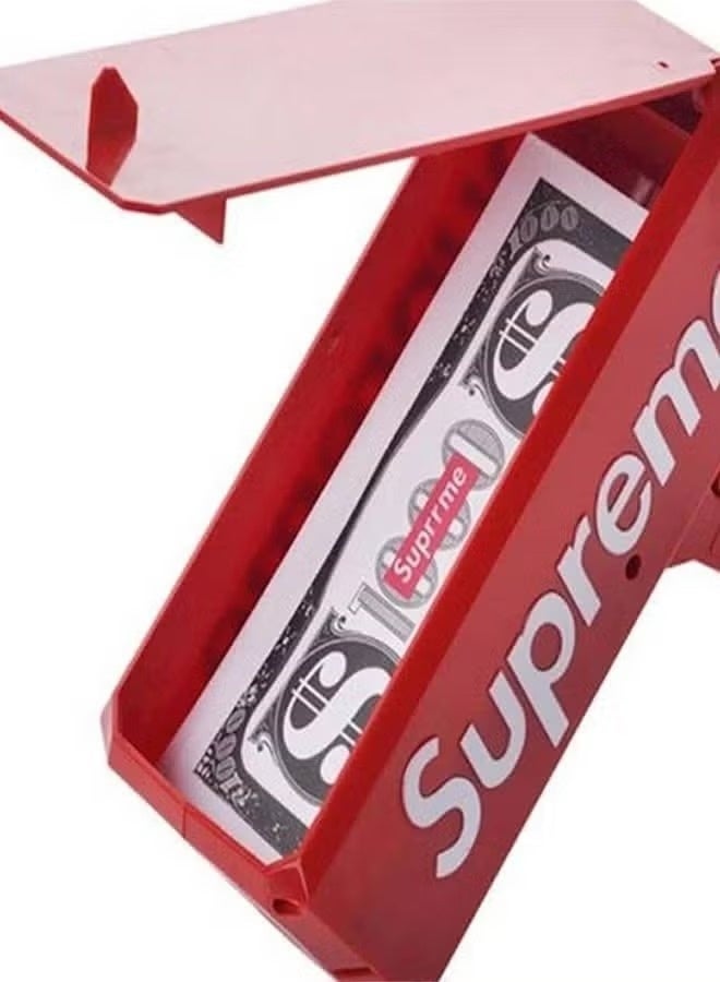 SUPREME US Dollar Money Gun Toy – Cash Cannon Banknote Launcher for Parties, Weddings, Birthdays & Celebrations - Image 1