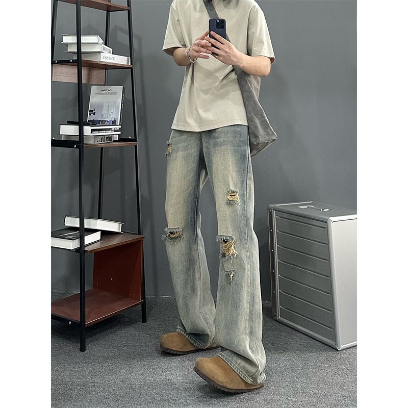 Unisex Casual Daily Denim Jeans - Image 2