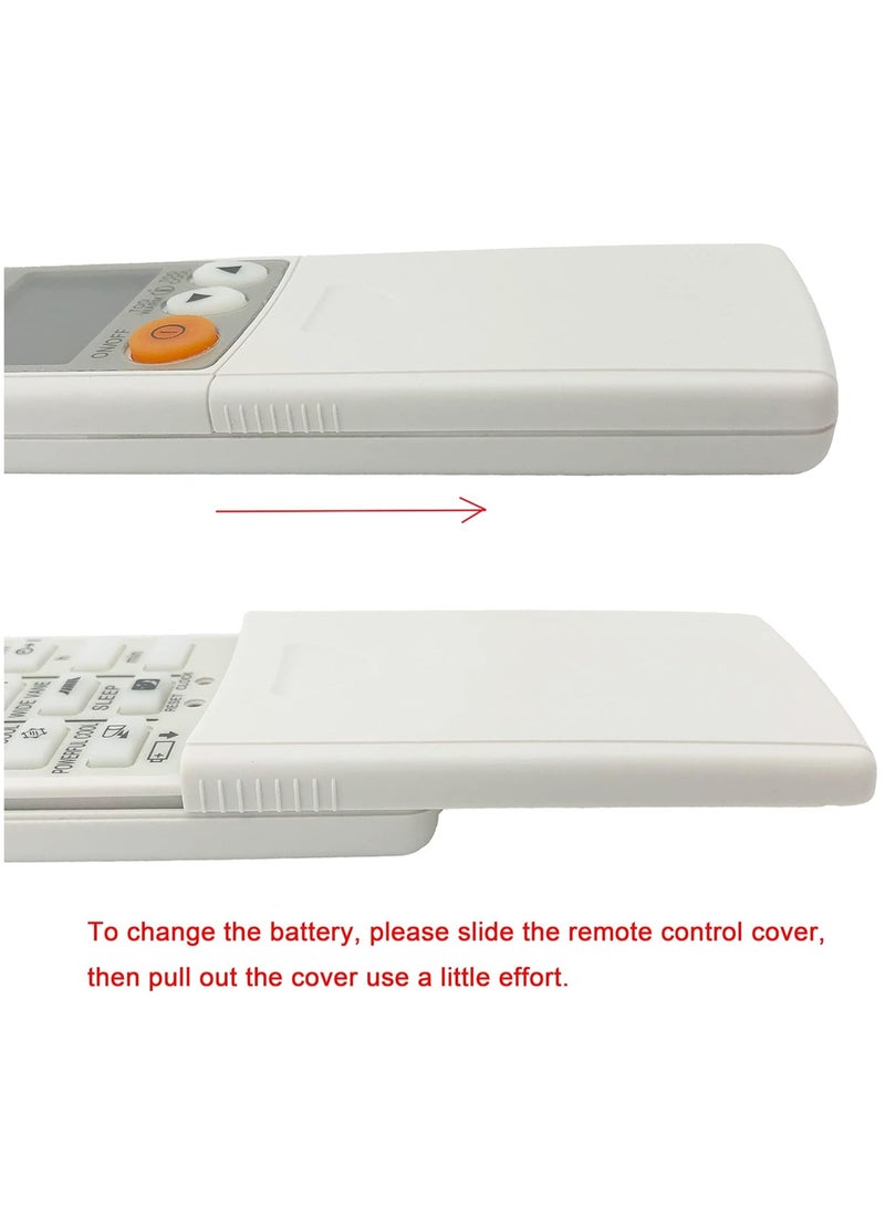JAJEEK Universal Replacement Remote Control for Mitsubishi Air Conditioner – Compatible with Most Models Like MSZ-A12NA, MSZ-GE09NA, MSZ-A15NA, MSZ-D30NA, MSZ-A24NA-1, KM07M, KM15E (Celsius Display)  - Image 4