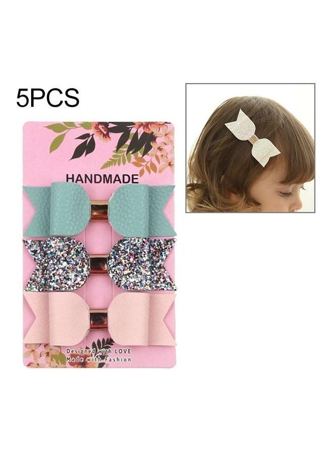 نيبمينينت طقم دبابيس شعر للأطفال مكون من 5 قطع متعدد الألوان - Image 1