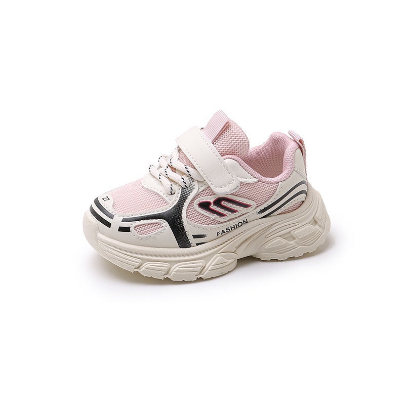 Mesh Sneakers Lightweight Flexible Sole Walking Shoes For Kids Indoor And Outdoor Activities - Image 1