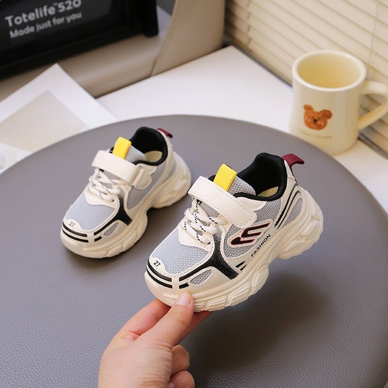 Mesh Sneakers Lightweight Flexible Sole Walking Shoes For Kids Indoor And Outdoor Activities - Image 4