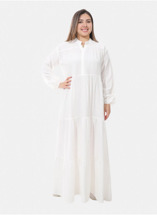 Generic Women's linen dress - White  - Image 1