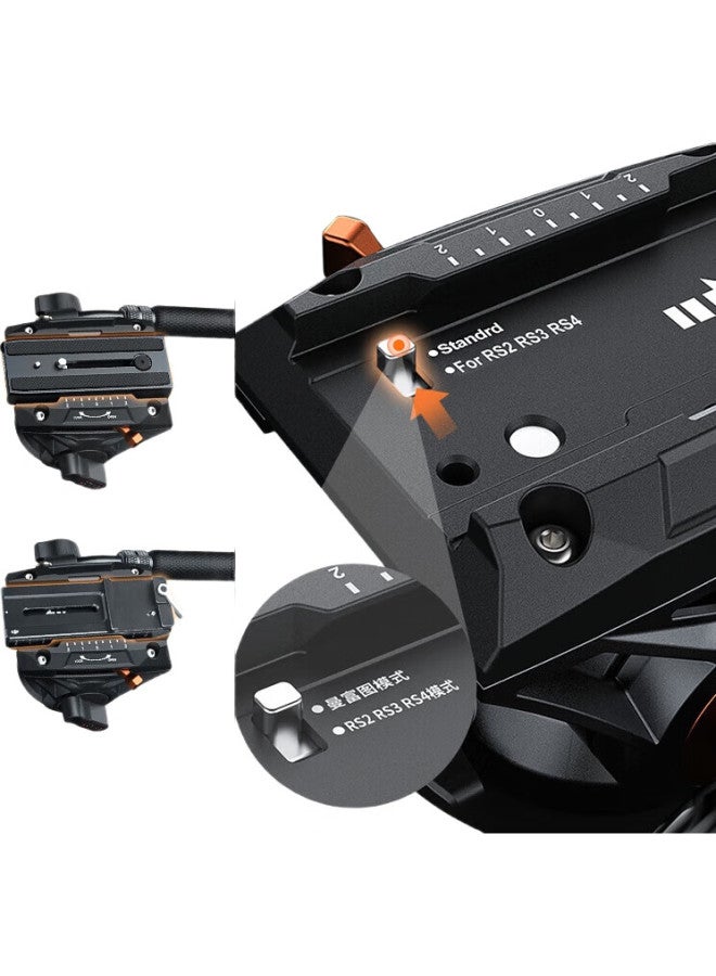 COMAN Camera Tripod, Professional Photography And Videography Portable Hydraulic Ball Head Tripod, Camera And Phone Stand Outdoor Monopod, Dslr Tripod Kx3939Plus - Image 2