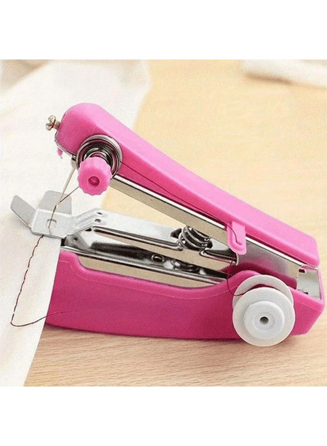Mini Manual Sewing Machine Portable Stitch Tool Adjustable Length Durable Plastic Random Color - Image 2