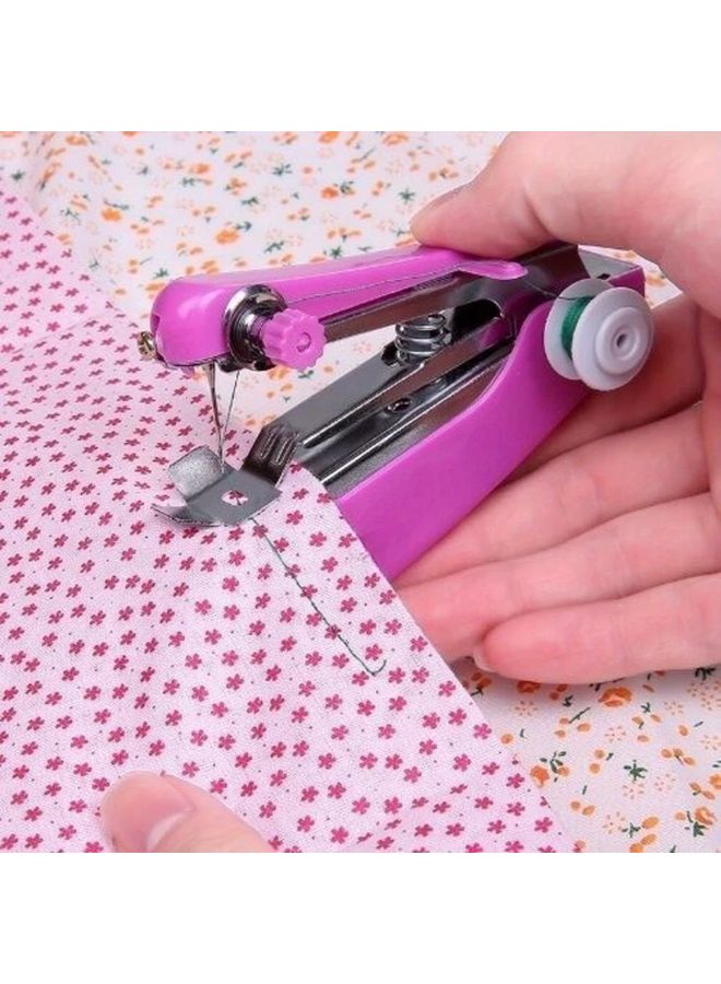 Mini Manual Sewing Machine Portable Stitch Tool Adjustable Length Durable Plastic Random Color - Image 4