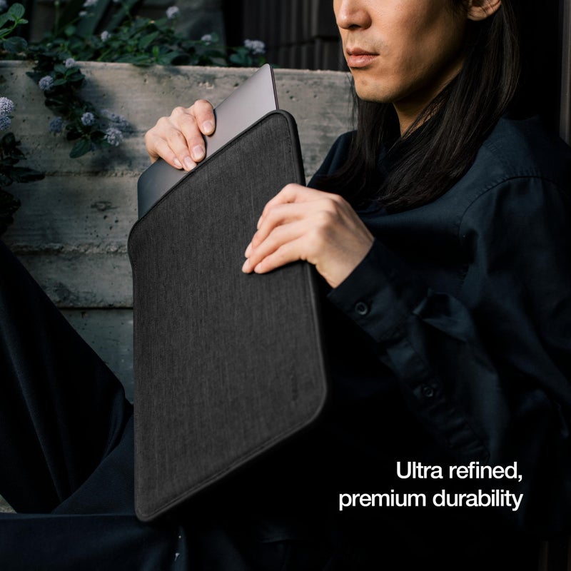 Incase ICON Sleeve with Woolenex - MacBook Air 13 inch Case - 2025, 2024, 2023, 2022, M4, M3, M2 - Fitted MacBook Case, Laptop Sleeve, Hard Cover, Durable, Lightweight - Graphite - Image 5