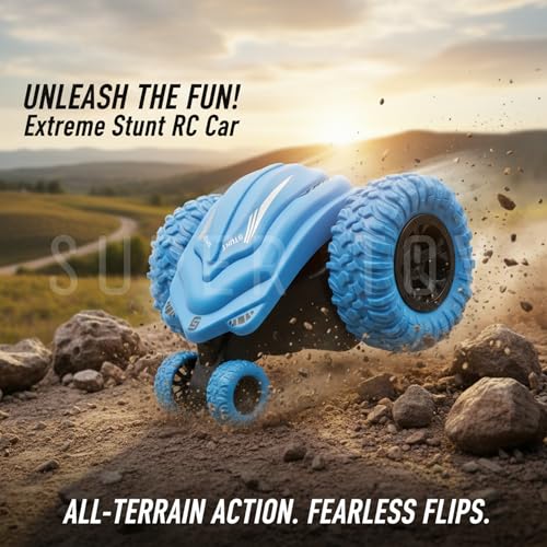 Super Toy سيارة التحكم عن بعد سوبر توy 2.4GHz 360° دوران سيارة مغامرات للأطفال الأولاد عالية السرعة قابلة لإعادة الشحن هدايا عيد الميلاد - Image 2