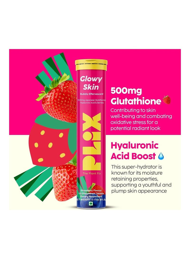 بليكس ذا بلانك فيكس بليكس جلوتاثيون أقراص فوارة مع الفيتامينات والهايليورونيك لبشرة صافية - Image 4