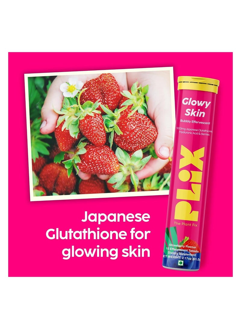 بليكس ذا بلانك فيكس بليكس جلوتاثيون أقراص فوارة مع الفيتامينات والهايليورونيك لبشرة صافية - Image 3