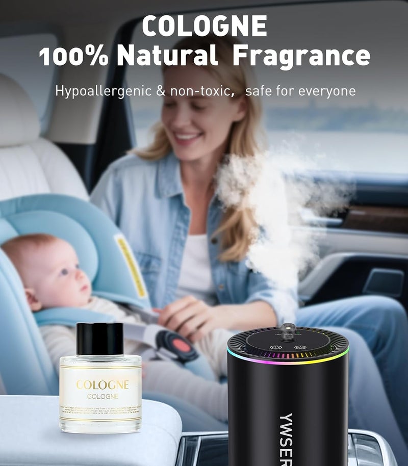YWSER Smart Car Air Freshener Diffuser with Starry Sky Projection and 50ml Cologne - YWSER - Image 5