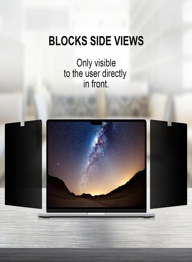 XINDERS Magnetic Privacy Screen for MacBook Pro 14 Inch (2021-2024, M1, M2, M3, M4), Removable Matte Anti Glare Blue Light Protector Private Security Filter for 14 inch Mac Laptop Computer, 1-Pack - Image 2