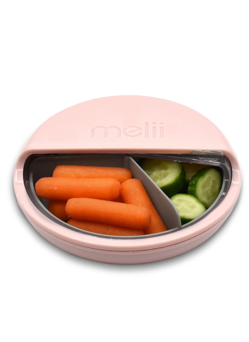 Melii Spin Snack Container (Pink & Grey) - pzsku/ZFAFA12CF16E128476CDFZ/45/_/1702016764/1084b46f-738d-4dae-b2c4-62dcc486fdef