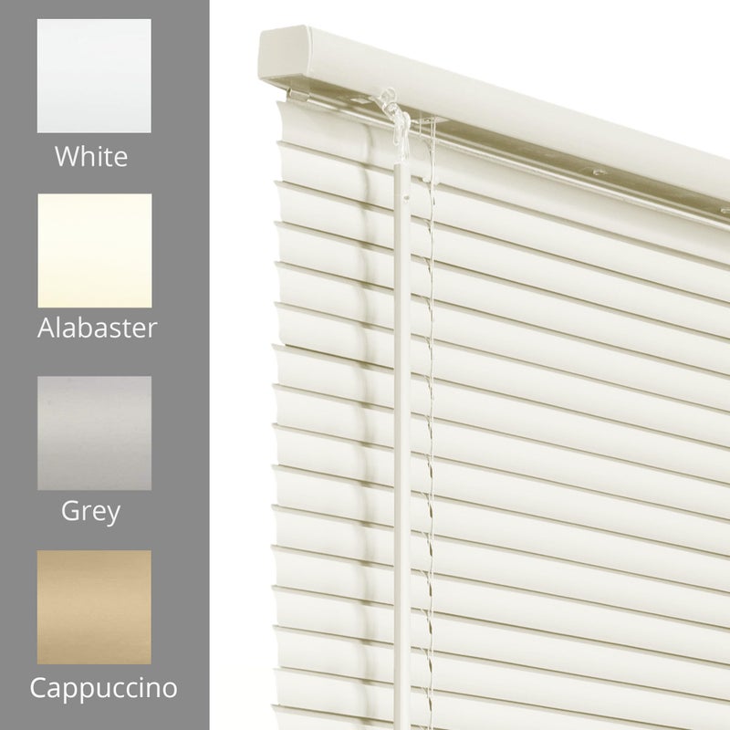 CHICOLOGY Blinds for Windows, Mini Blinds, Window Blinds, Door Blinds, Blinds & Shades, Camper Blinds, Mini Blinds for Windows, Horizontal Window Blinds, Alabaster, 35" W X 60" H - Image 5
