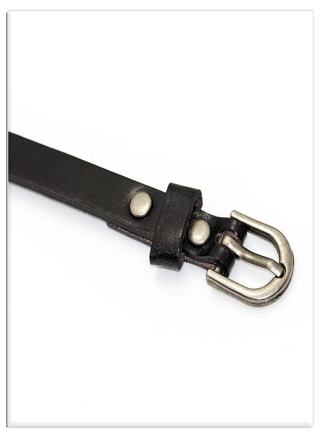 Xusamss Fashion Simple Alloy Buckle Bangle Leather Wristhand Bracelet,6"-8" Wrist - Image 5