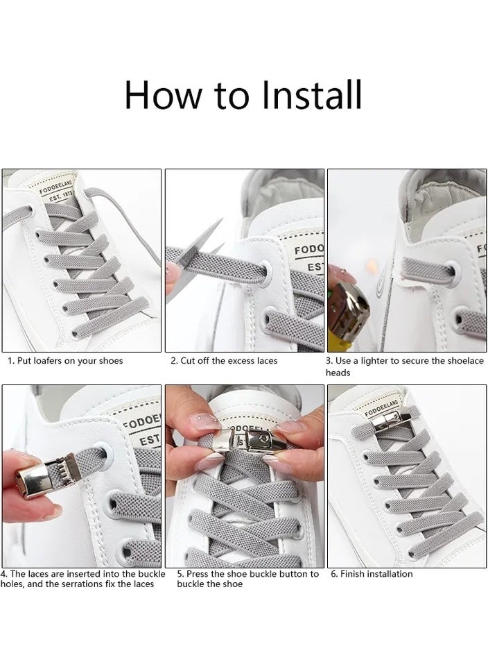 Generic - Boot laces are easy to lock and unlock The color is pink - Image 1