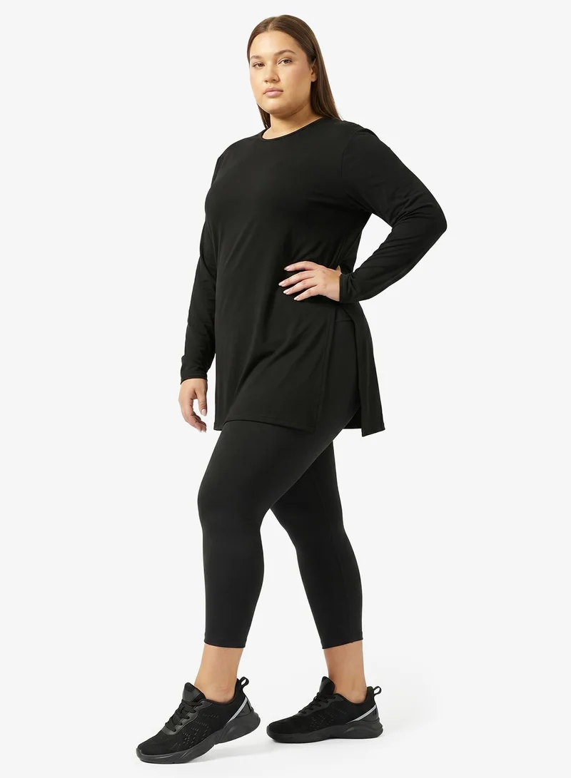 FRWD  FRWD Plus Soft Touch Seamless Assymetric T-shirt for Women | Best Price UAE