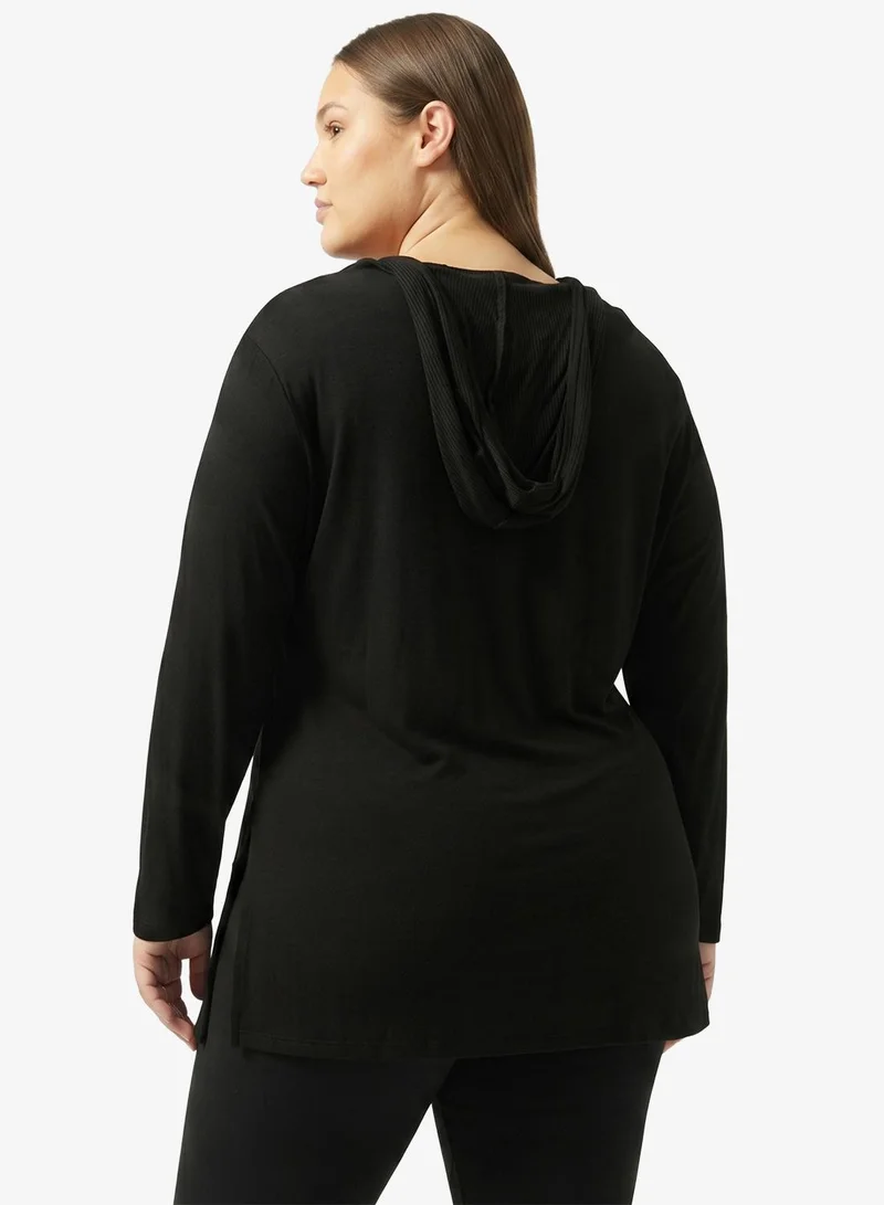 FRWD FRWD Plus Soft Touch Seamless Assymetric T-shirt