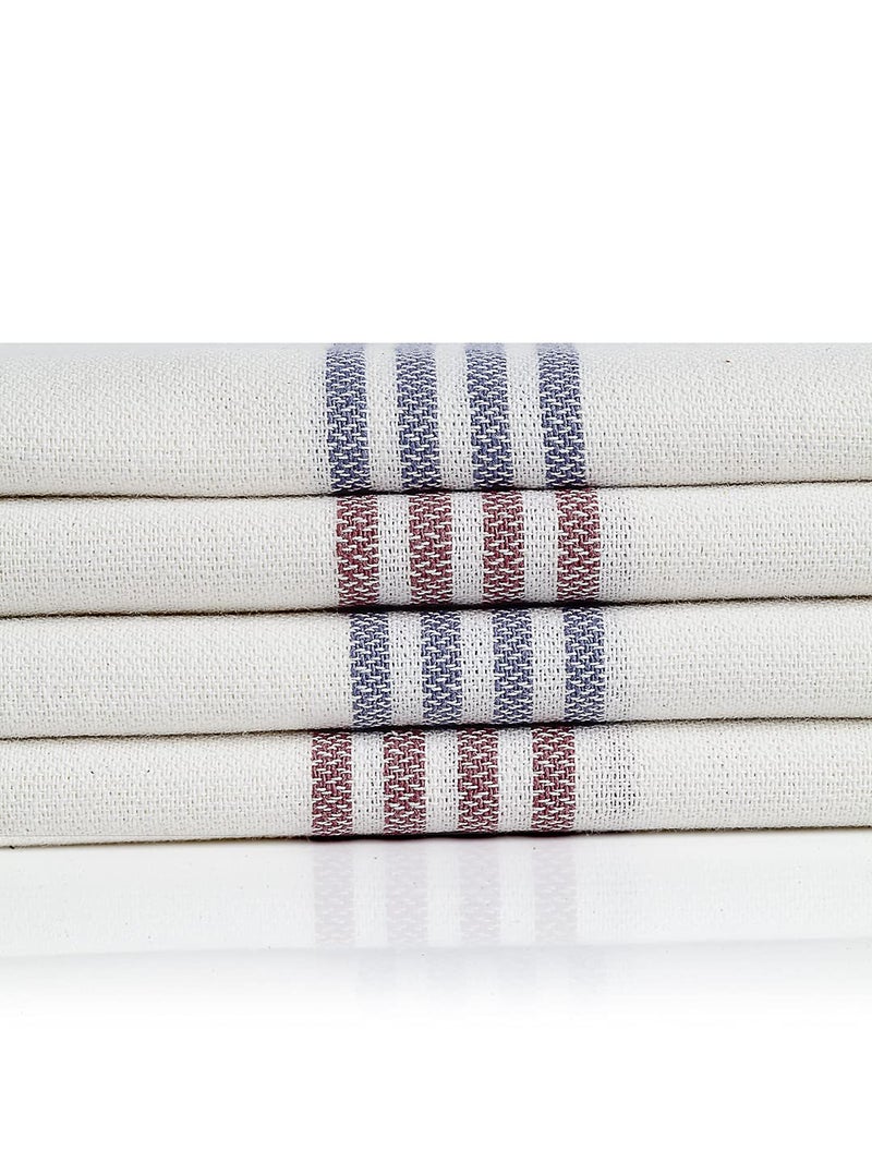 Arrabi Multi Solid Handwoven Cotton Hand Towel (Set of 4) | ARHT-1006-06-08-08 - Image 2