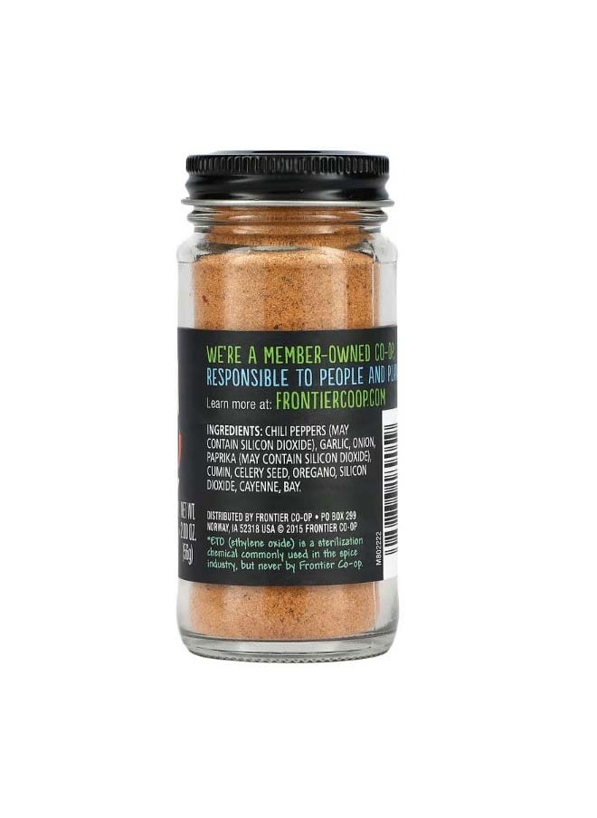 Frontier Co-op Mexican Seasoning With Chilis Garlic And Onion 2 oz 56 g  - Image 2