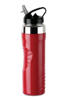 PURO STEEL X GLAD 800ml Insulated Bottle, 100% Food Grade, BPA Free, 18/8 Stainless Steel, Red