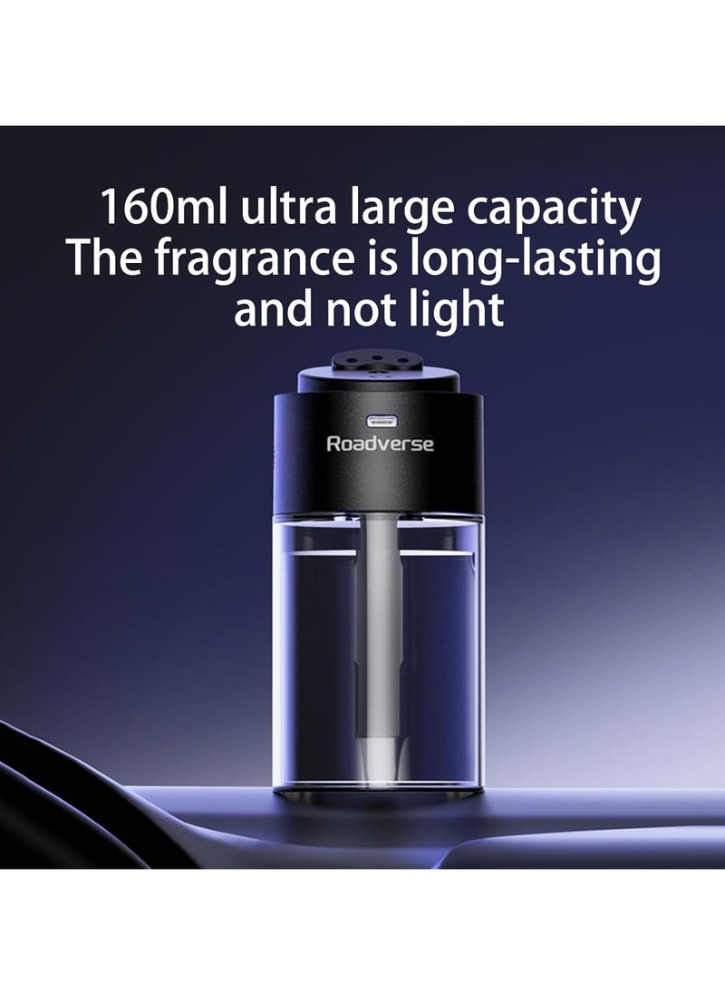 ROADVERSE Car Scent Diffuser Natural Perfume Car Humidifier - Adjustable Aromatherapy Scent and Smart Air Freshener Oil Diffuser, Long-Lasting Starry Projector Lamp for Car - Image 4
