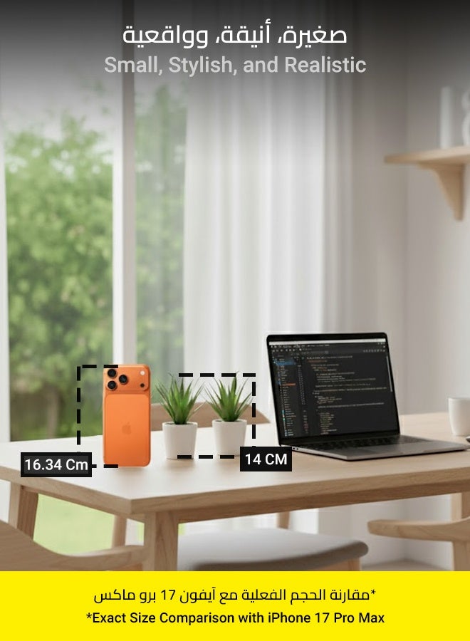 سويس كانتون نبتة اصطناعية داخلية مزروعة مع أصيص – نبات ديكوري صغير بتصميم واقعي يمنح مظهراً طبيعياً، يحافظ على نضارته طوال العام، مثالي لديكور المنزل، أنيق ومناسب للمساحات الصغيرة، سهل التخزين، ويضفي لمسة جمالية على أي مساحة معيشة - Image 2