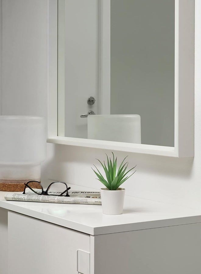 سويس كانتون نبتة اصطناعية داخلية مزروعة مع أصيص – نبات ديكوري صغير بتصميم واقعي يمنح مظهراً طبيعياً، يحافظ على نضارته طوال العام، مثالي لديكور المنزل، أنيق ومناسب للمساحات الصغيرة، سهل التخزين، ويضفي لمسة جمالية على أي مساحة معيشة - Image 5