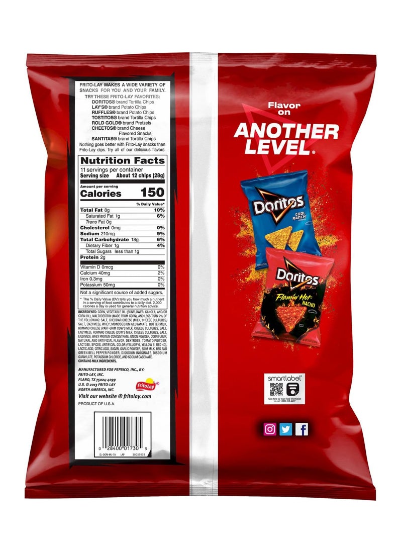 Doritos Nacho Cheese Tortilla Chips 312g - Image 2