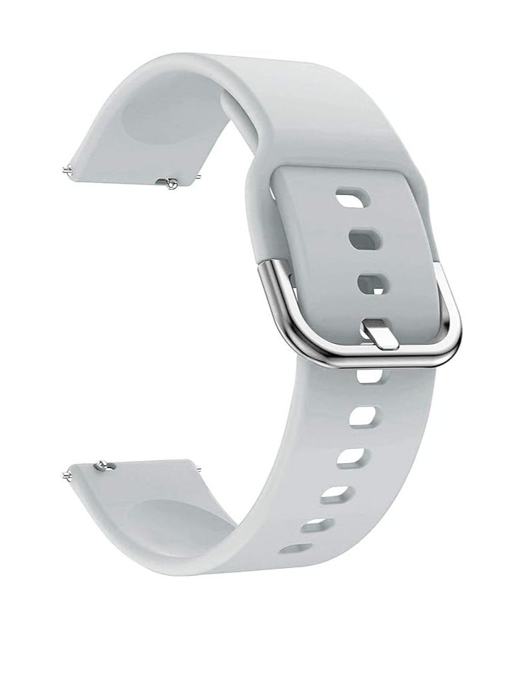 Silicone Band 20MM Strap For Samsung Gear Sport/Watch 6/Watch 4/Watch 5/Watch 5 Pro /S2 classic/active 2 40mm 44mm/Amazfit GTS 3/ GTS 4/4 Mini/Bip 3/3Pro/GTS 2/2 mini/GTS 2e/Bip U/Upro - Image 1