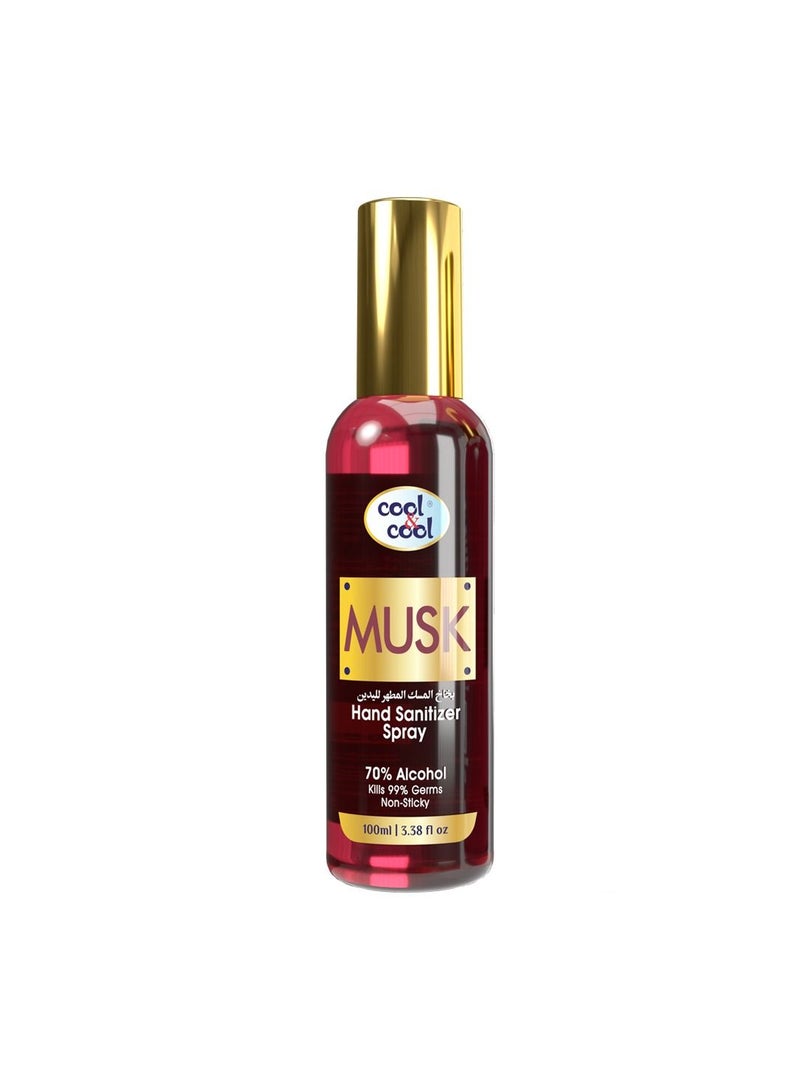Cool & Cool Musk Hand Sanitizer Spray 100ml - Image 1