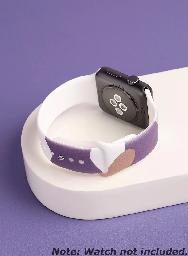 Haute Sauce  Camo Silicone Apple Watch Strap For Women | 42mm/44mm/45mm for Women | Best Price UAE