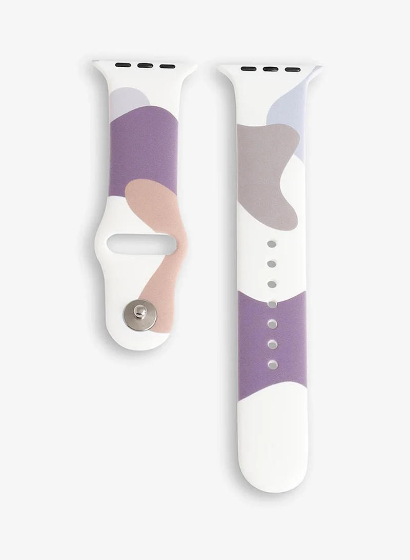 Haute Sauce  Camo Silicone Apple Watch Strap For Women | 42mm/44mm/45mm for Women | Best Price UAE