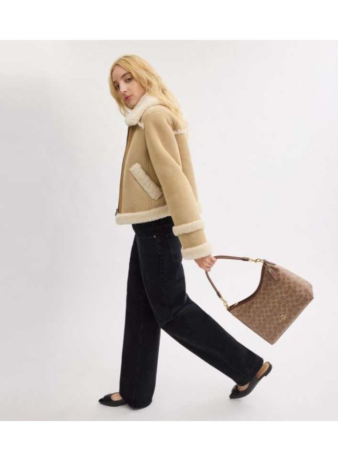 كوتش اوت ليت حقيبة كتف لوجو لوريل الكلاسيكية - Image 4