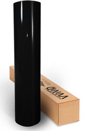 VViViD Black Natural Gloss Vinyl 34mil with Air Release 05ft x 5ft - Image 3