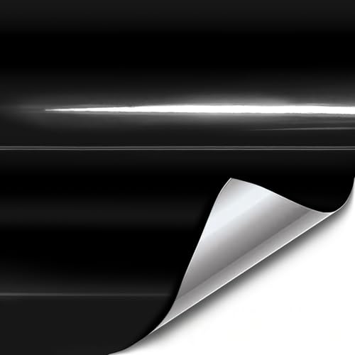 VViViD Black Natural Gloss Vinyl 34mil with Air Release 05ft x 5ft - Image 1