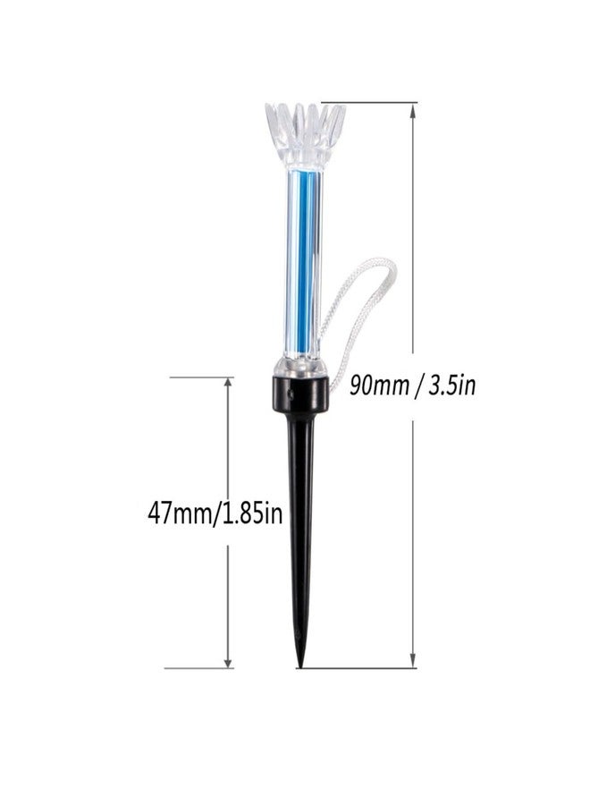 OUKENS Magnetic Golf Tees 5 Pack - Flexible Polymer Training Tees with 360° Rotating Base, Low-Friction Crown & Patented Bounce Tech for +15 Yards, USGA Approved - Fits Taylormade/Callaway Drivers - Image 2