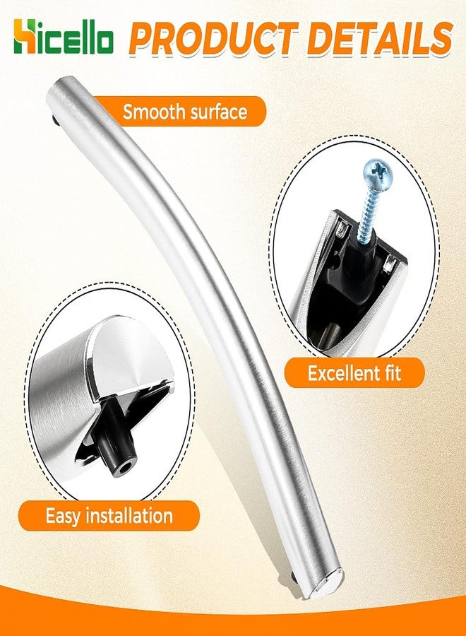 Hicello DE94-02933A DE94-04309A Microwave Door Handle Replaces DE64-02522A AP5622966 PS4239327 2448710 Compatible with Samsung ME Series Microwave MC/ME/SMH MC17J8000CS ME16H702SES/AA SMH1816S/XAA - Image 4