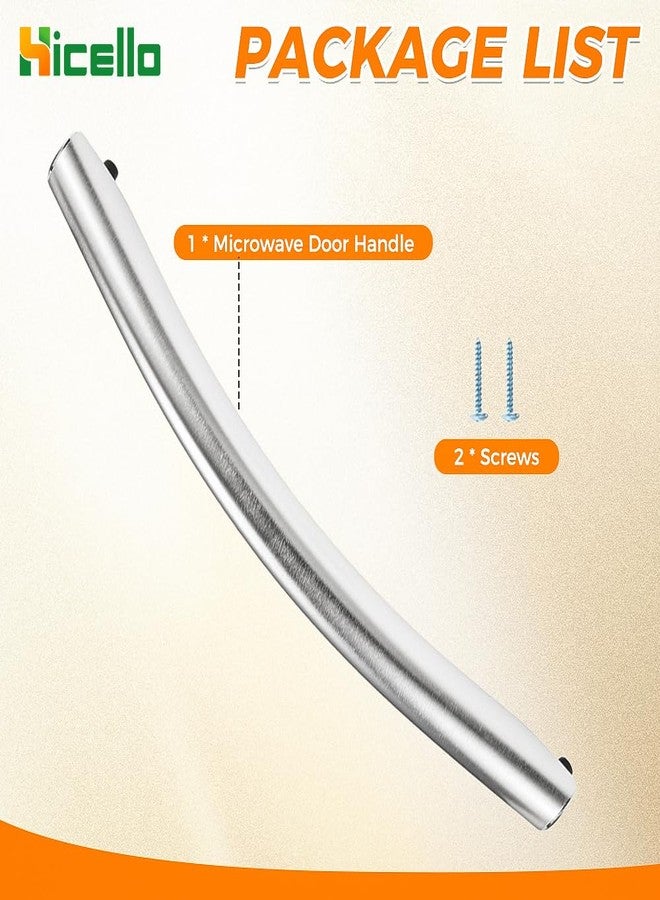 Hicello DE94-02933A DE94-04309A Microwave Door Handle Replaces DE64-02522A AP5622966 PS4239327 2448710 Compatible with Samsung ME Series Microwave MC/ME/SMH MC17J8000CS ME16H702SES/AA SMH1816S/XAA - Image 2