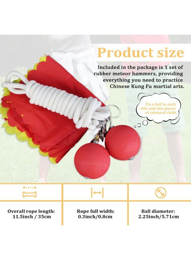 Xanadued Rope Dart Meteor Hammer Exercise Ball Rubber - Image 2