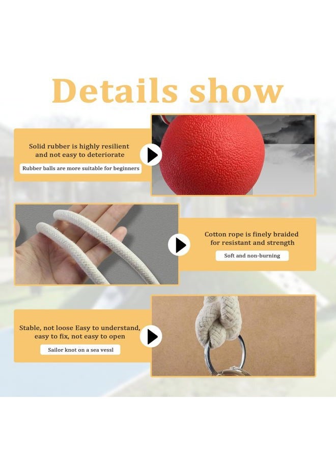 Xanadued Rope Dart Meteor Hammer Exercise Ball Rubber - Image 3