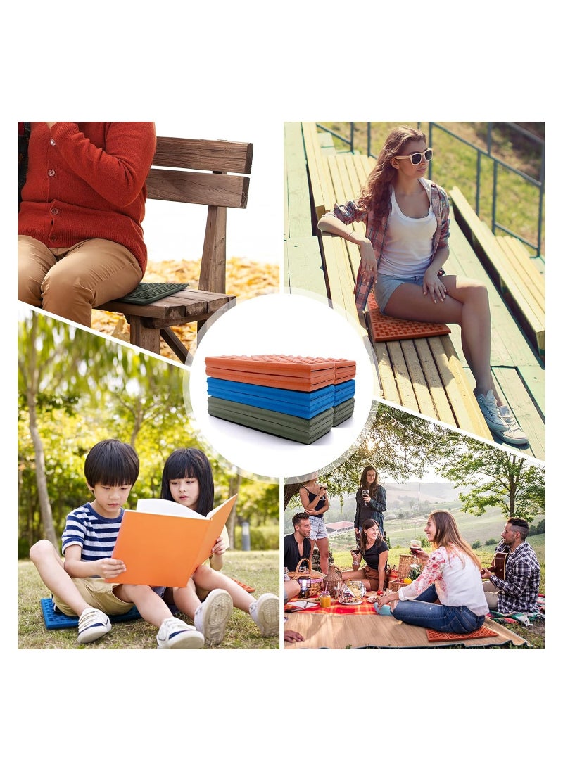 Generic - Portable Foldable Cushion Seat, Lightweight Waterproof Foam Pad, 5-Piece Camping Mat Set for Outdoor Activities, Stadium Seating, Hiking, Backpacking, and Picnics - Image 1