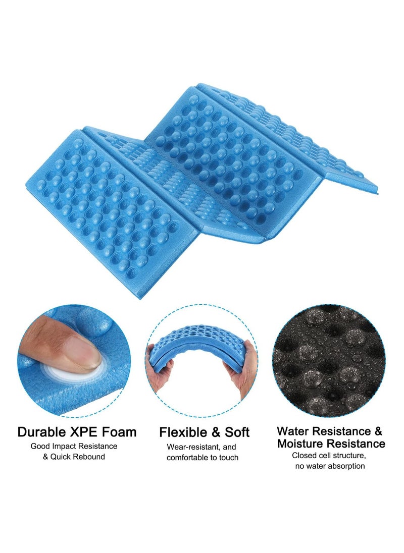 Generic - Portable Foldable Cushion Seat, Lightweight Waterproof Foam Pad, 5-Piece Camping Mat Set for Outdoor Activities, Stadium Seating, Hiking, Backpacking, and Picnics - Image 1